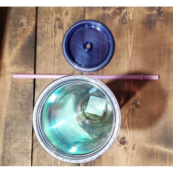 Starbucks Floral Spring 2021 Venti 24 Oz. Tumbler with Pink Straw - New - Picture 4 of 4